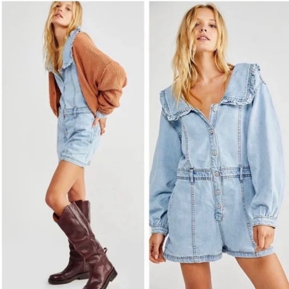 Free People We The Free | Something Sweet Romper - Picture 3 of 12